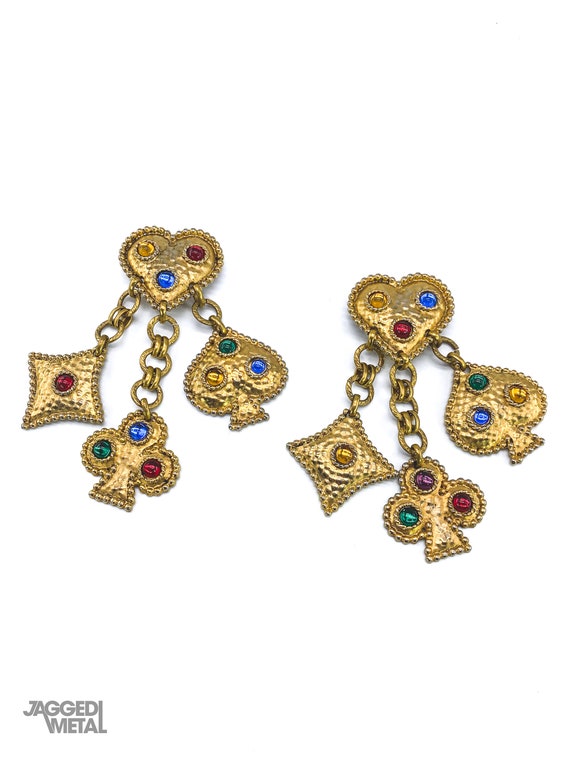 EDOUARD RAMBAUD Earrings Vintage 1980s