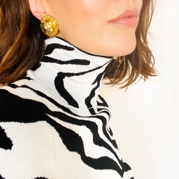 CELINE Earrings Vintage 1990s