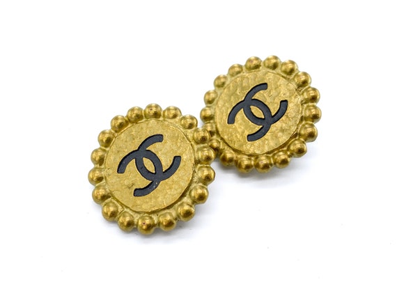 Chanel Earrings Vintage 1990s