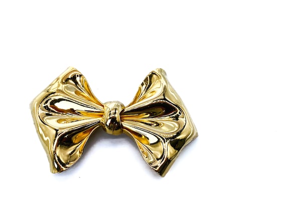 Dior Bow Brooch Vintage 1970s Christian Dior
