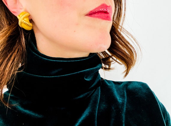 KENNETH JAY LANE Earrings Vintage 1970s