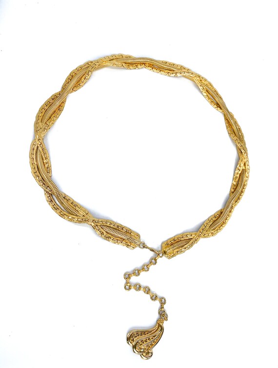 Dior Belt 1970s Vintage Necklace