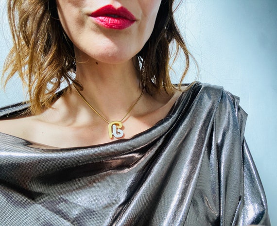 Balmain Necklace Vintage 1970s Pierre Balmain Pend