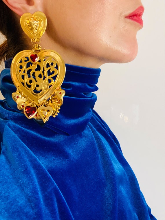 PATRICK KELLY Earrings Vintage 1980s