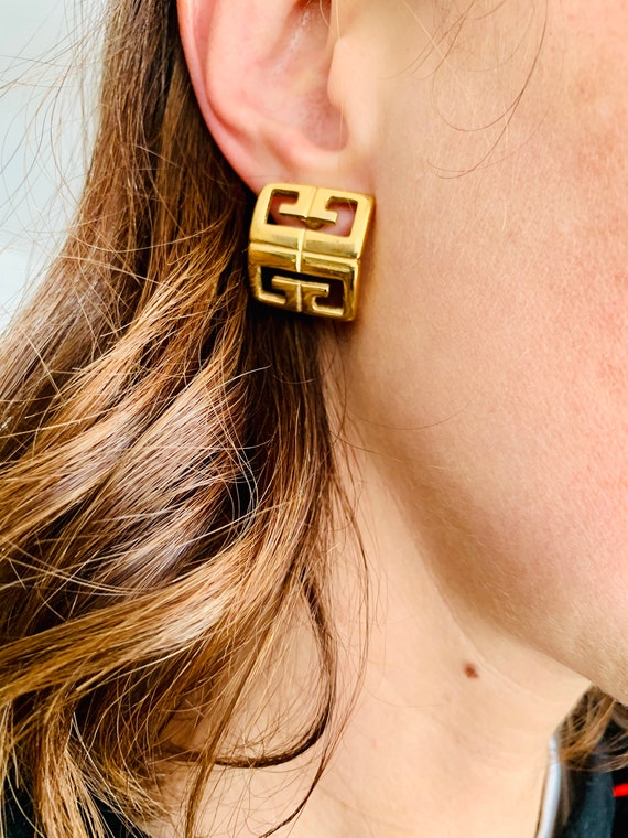 Givenchy 1980s Vintage Earrings for Pierced Ears