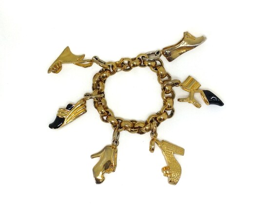 Salvatore Ferragamo Charm Bracelet Vintage 1980s