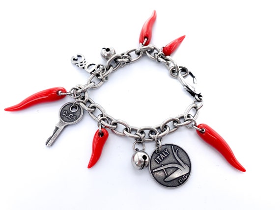 Dolce & Gabbana Charm Bracelet Y2K 2000s