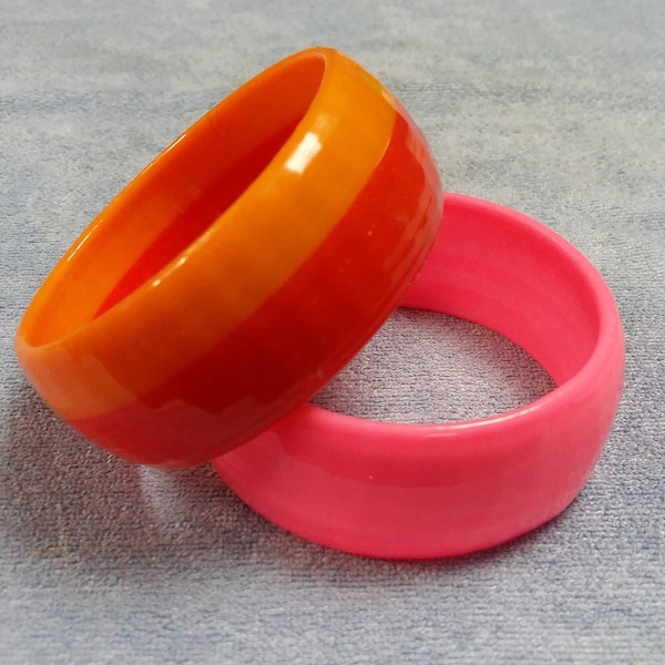 BRACELET CHAUD couleur DRAGON, Bracelet jonc tendance unique pour elle, cadeau de bracelets femme pour fille, manchette orange imprimée en 3D rose, bijoux de brassard rouge