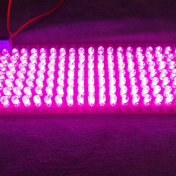 PINK LED PANeL LiGHT, 140 bulbs super bright circuit board, Gadget DiY disco lamps, For lightshow effects 24V DC input power, 20 x 7 array