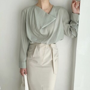 loose tops handmade blouse mood blouse shirring blouse minimalist,minimalist clothing,Handmade top tops for women mood top