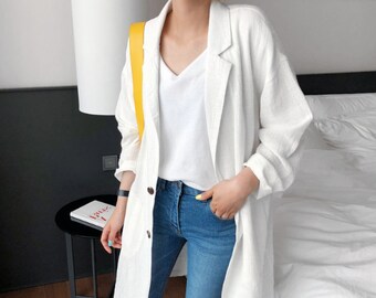 Linen Jacket Women Etsy