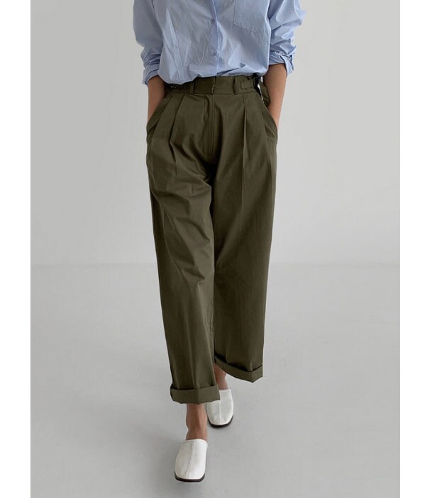 Cotton Pants for Women / Wide Pants 