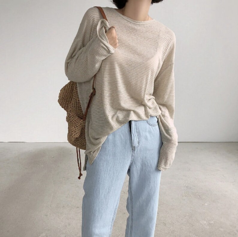 linen long tunic