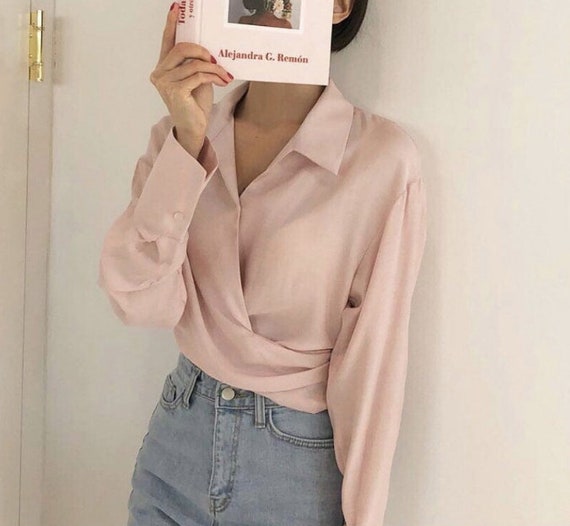 long wrap tops