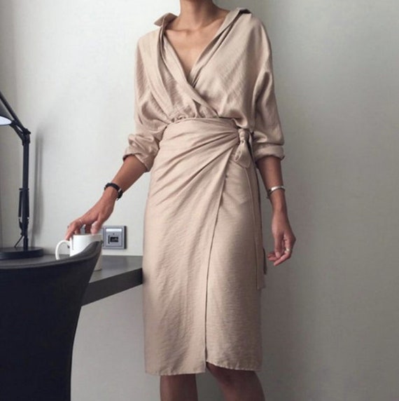 Wrap Dress Kimono Dress Tunic Dress ...