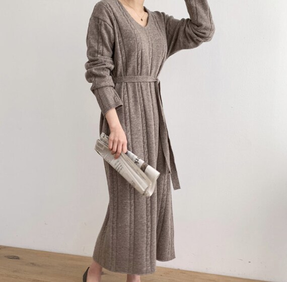 long dress sweaters