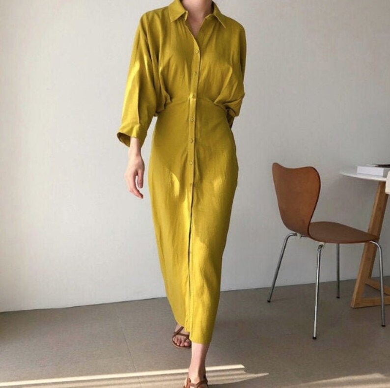 tencel wrap dress