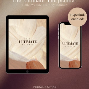 Ultimate Life Planner Digital Planner | 2024 Planner | GoodNotes Planner | iPad Planner | Daily Planner | Weekly Planner | Monthly Planner