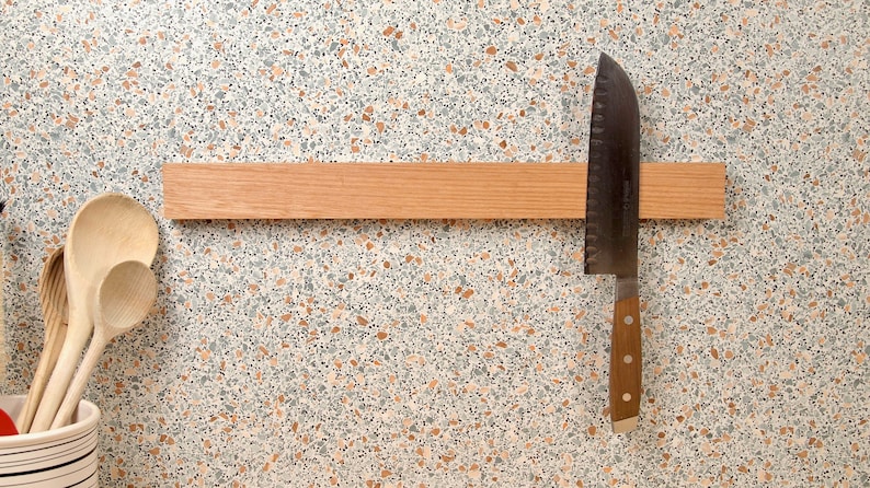 Tasmanian oak magnetic knife racks, clear finish. 30, 45 and 60cm image 8