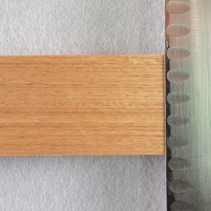 Tasmanian oak magnetic knife racks, clear finish. 30, 45 and 60cm image 3