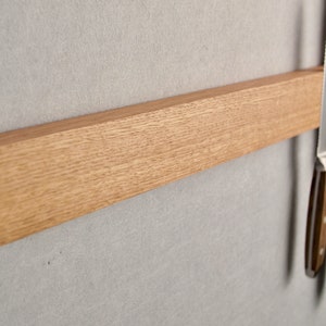 Tasmanian oak magnetic knife racks, clear finish. 30, 45 and 60cm image 5