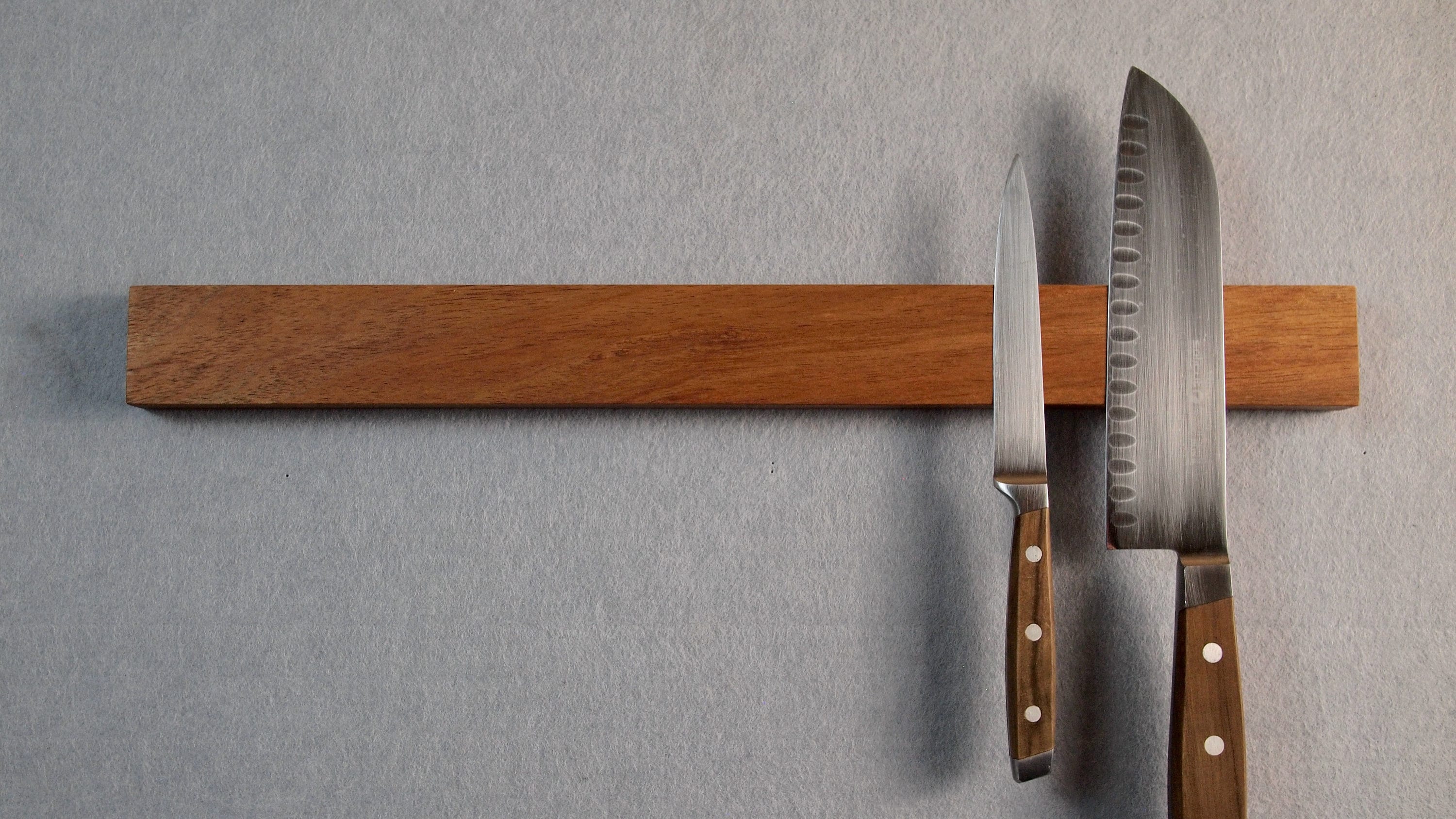 Tasmanian Blackwood magnetic knife rack, 30, 45 and 60cm