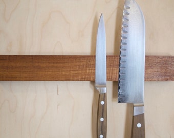 Tasmanian Blackwood magnetic knife rack, 30, 45 and 60cm