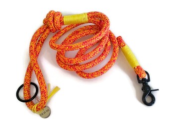 Dog rope leash available in classic, multi-position or lasso version