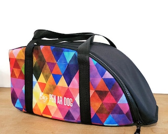 Multicolored Treat and Train bag