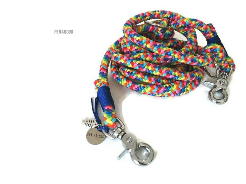 Laisse en Corde Pour Chien Disponible Version Classique, Multipositions ou Lasso