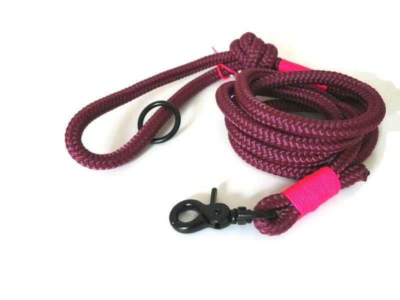 Laisse en Corde Pour Chien Disponible Version Classique, Multipositions ou Lasso