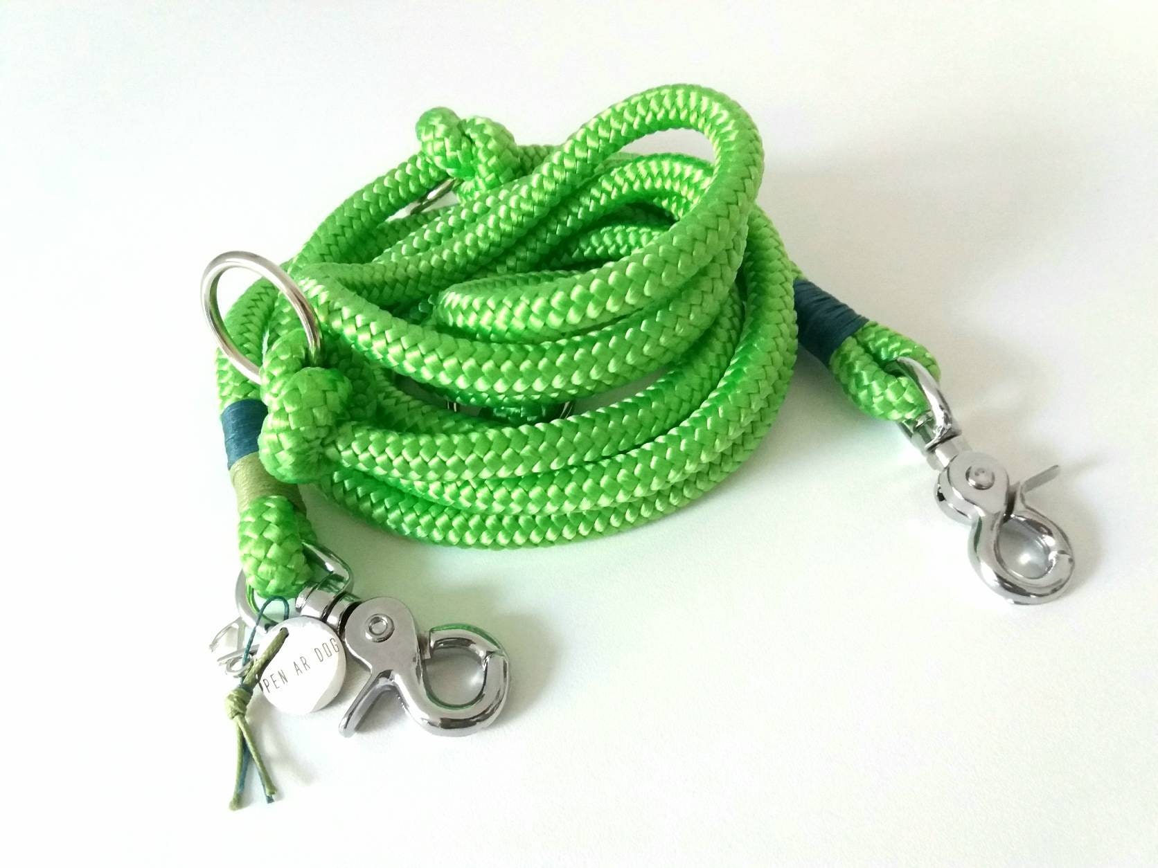 Laisse 3 Positions en Corde Pour Chien