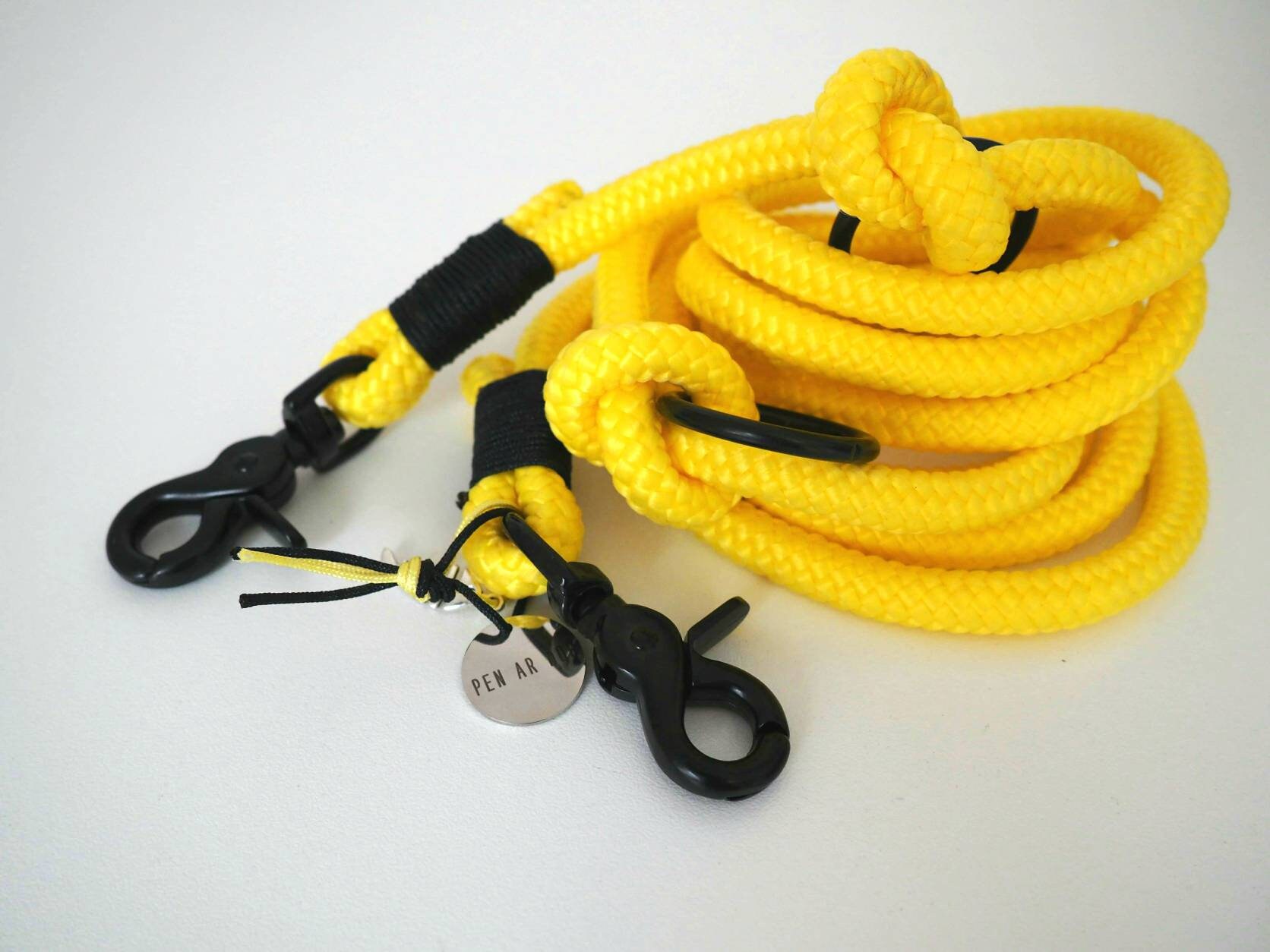 Laisse en Corde Pour Chien Disponible Version Classique, Multipositions ou Lasso