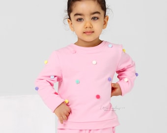 Pink Pullover, Pink Sweater, Toddler Girl Sweater, Cute Sweatshirt, Kids Pullover, girls sweater, sweater for kids, warm Sweater Gift