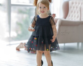 Baby Black Dress Etsy