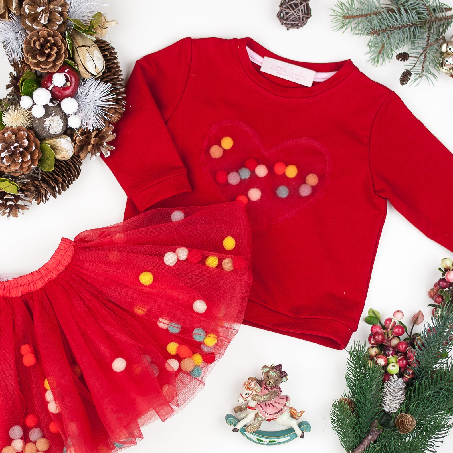 Red sweatshirt kidsRed sweater for girls Sweater toddler Etsy