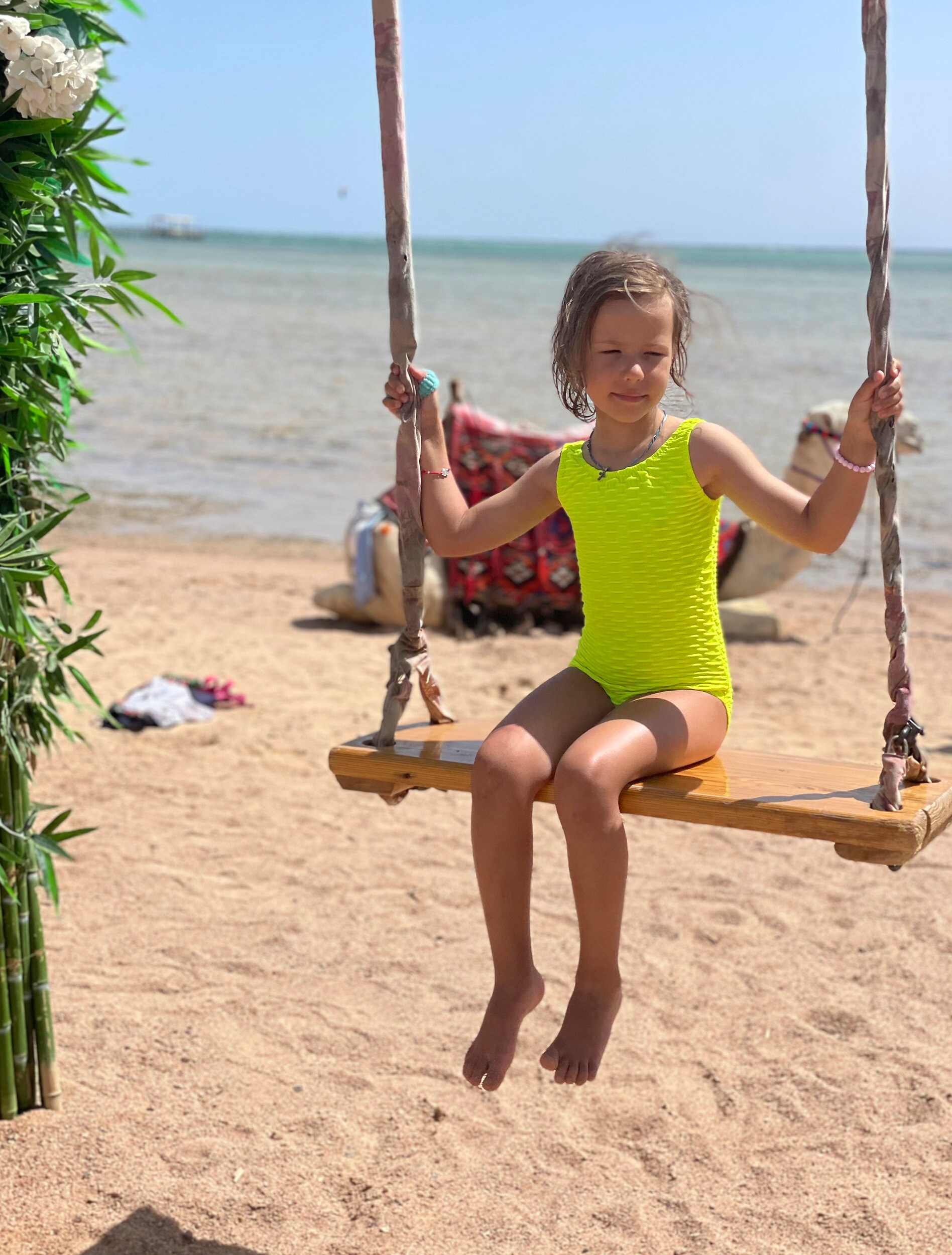 Pink Baby Swimsuit Bathing Suit swim wear Neon Pink Beach Etsy