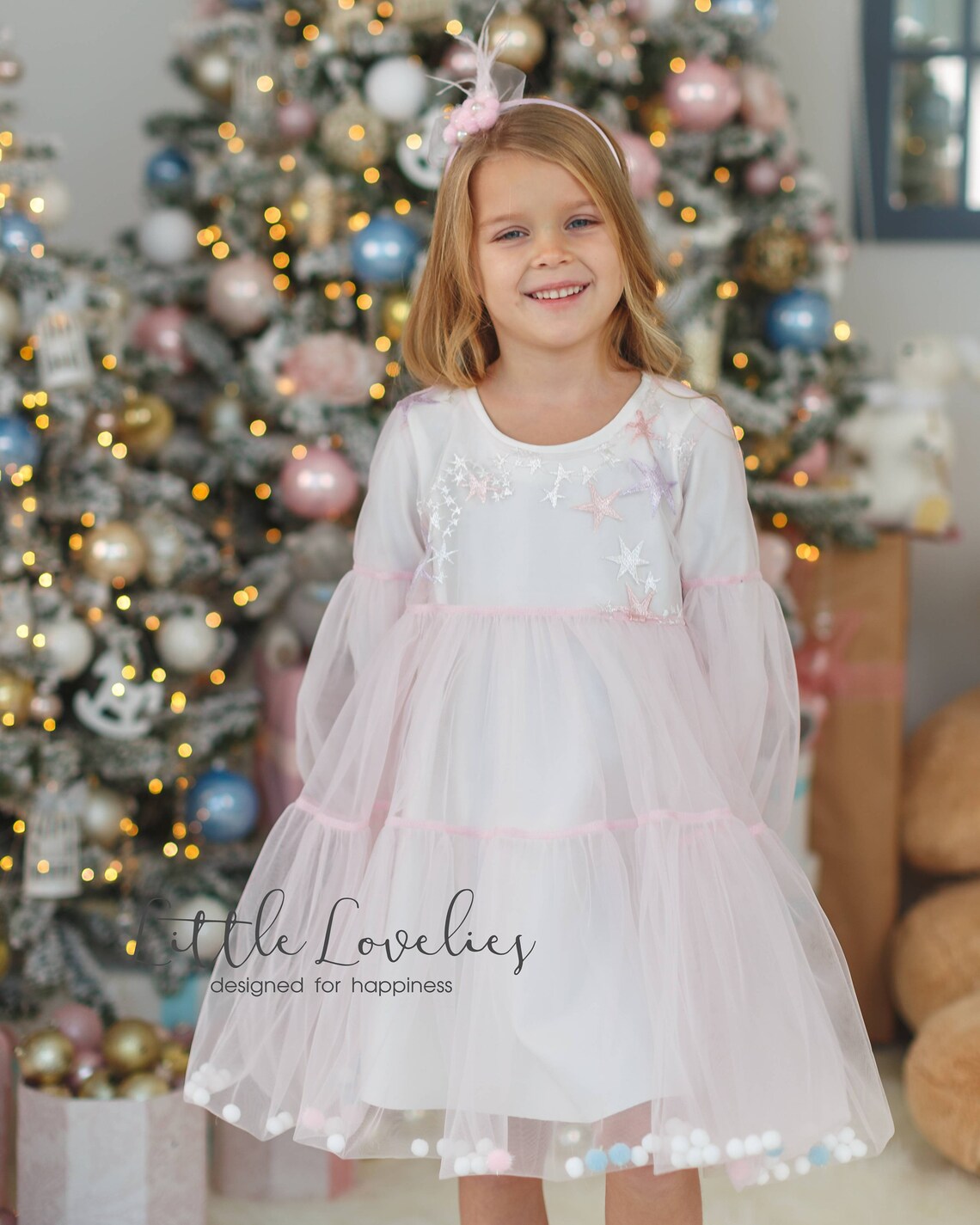 White dress Tulle Dress Toddler Dress Ivory Flower girl Etsy