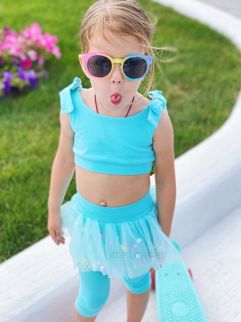 Girls 2 Piece Set Top & Leggings Set Baby Girl Outfit Girls Etsy