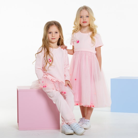 girls pink tracksuit
