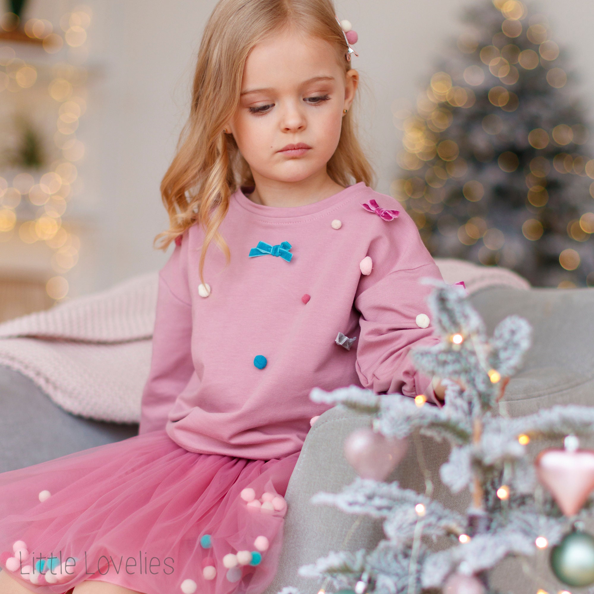 Girl Outfit Pink 2 Pieces Toddler Clothing Set Toddler Fall Etsy