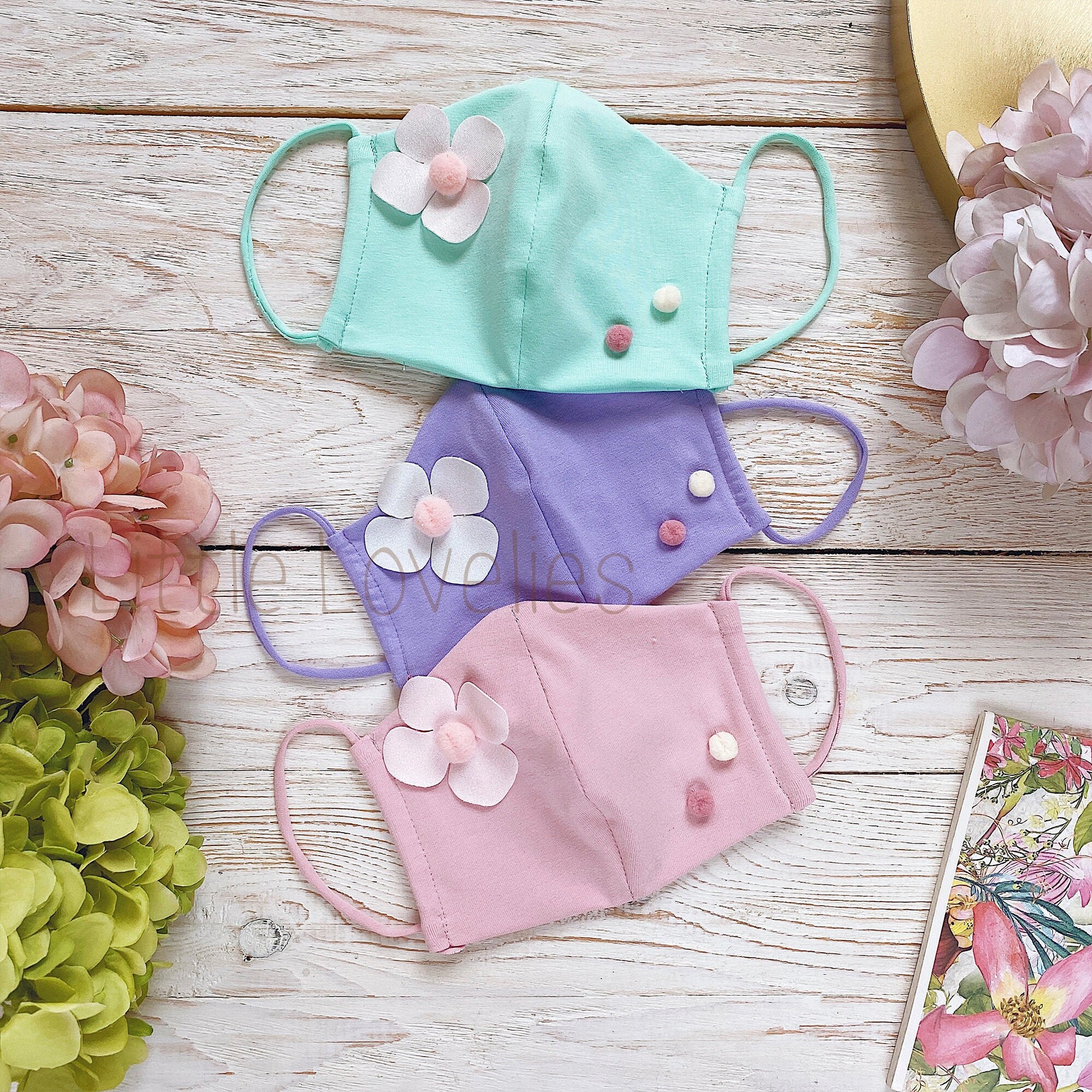 Kids face mask / Cute face mask / toddler face mask / cotton Etsy