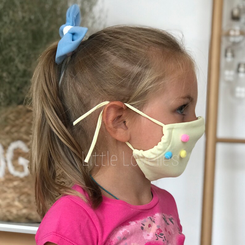 Toddler Face Mask / Washable Face Mask / Cotton Face Mask Etsy