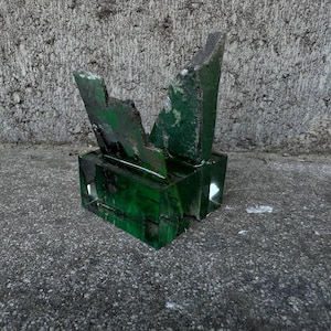 Fragment 7, aircraft skin of x101, Recycled in Ukraine, Wing Memoriable Ukraine War Trench Art aircraft,Memorabilia Fragment made in Epoxy