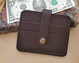 Leather card holder Gift for Men Business card holder Husband gift Card case Card holder leather Minimalist Wallet Slim Wallet