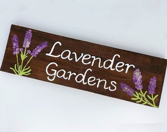 Cottage Name Floral Delphinium House Name Sign Exterior Personalised Wooden Cottage Name Floral Delphinium House Name Sign Exterior Personalised Wooden