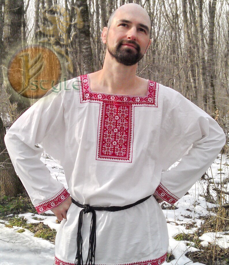 Russian shirt Medieval shirt Radhost 