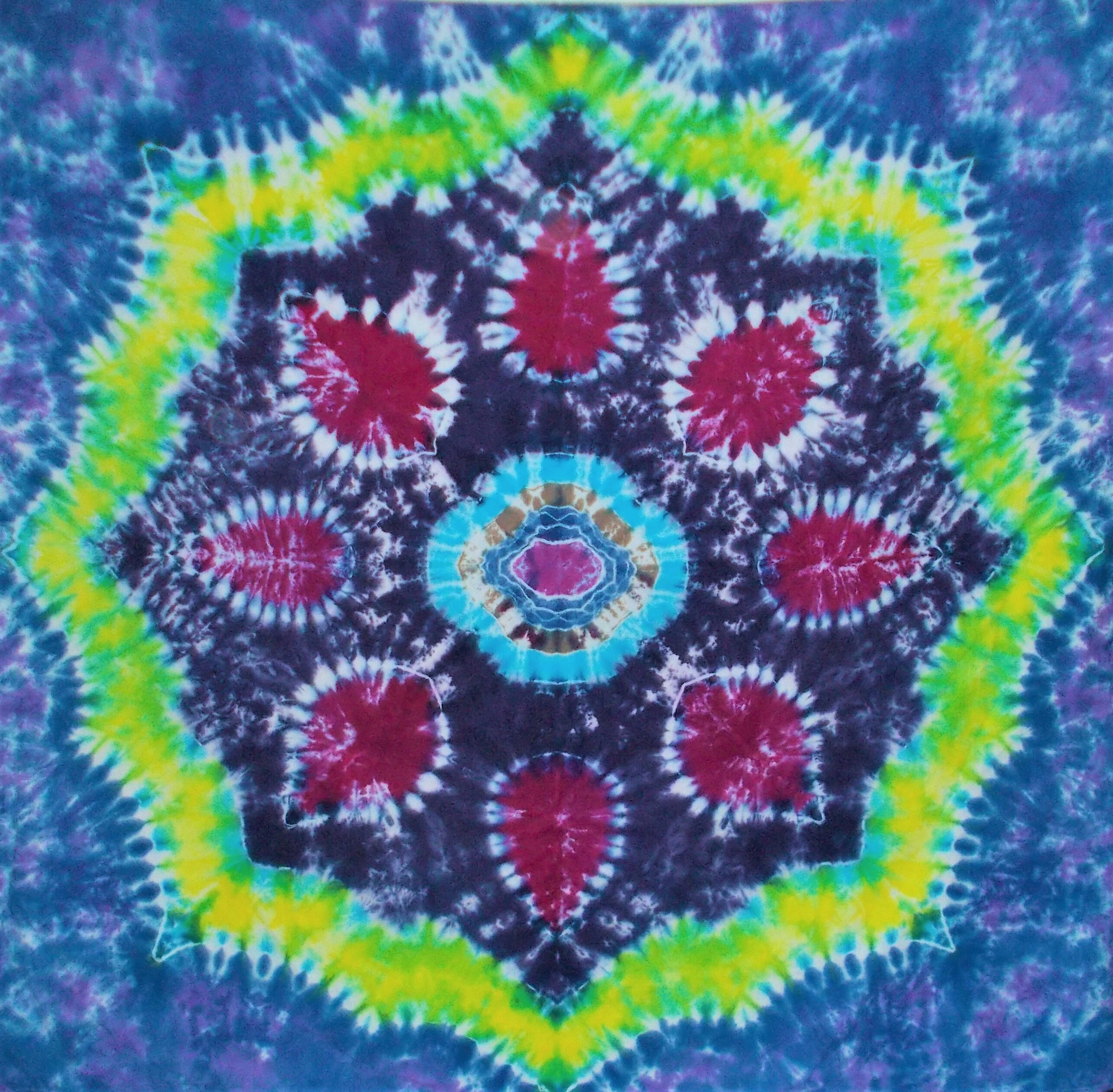 Tie Dye Tapestry Dorm Room Decor Large Tapestry Mandala Etsy