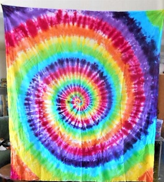 Rainbow Tapestry Tie Dye Tapestry Wall Tapestry Trippy Wall Art Hippie Wall Hanging Hippy Home Decor Large Tapestry Psychedelic Art