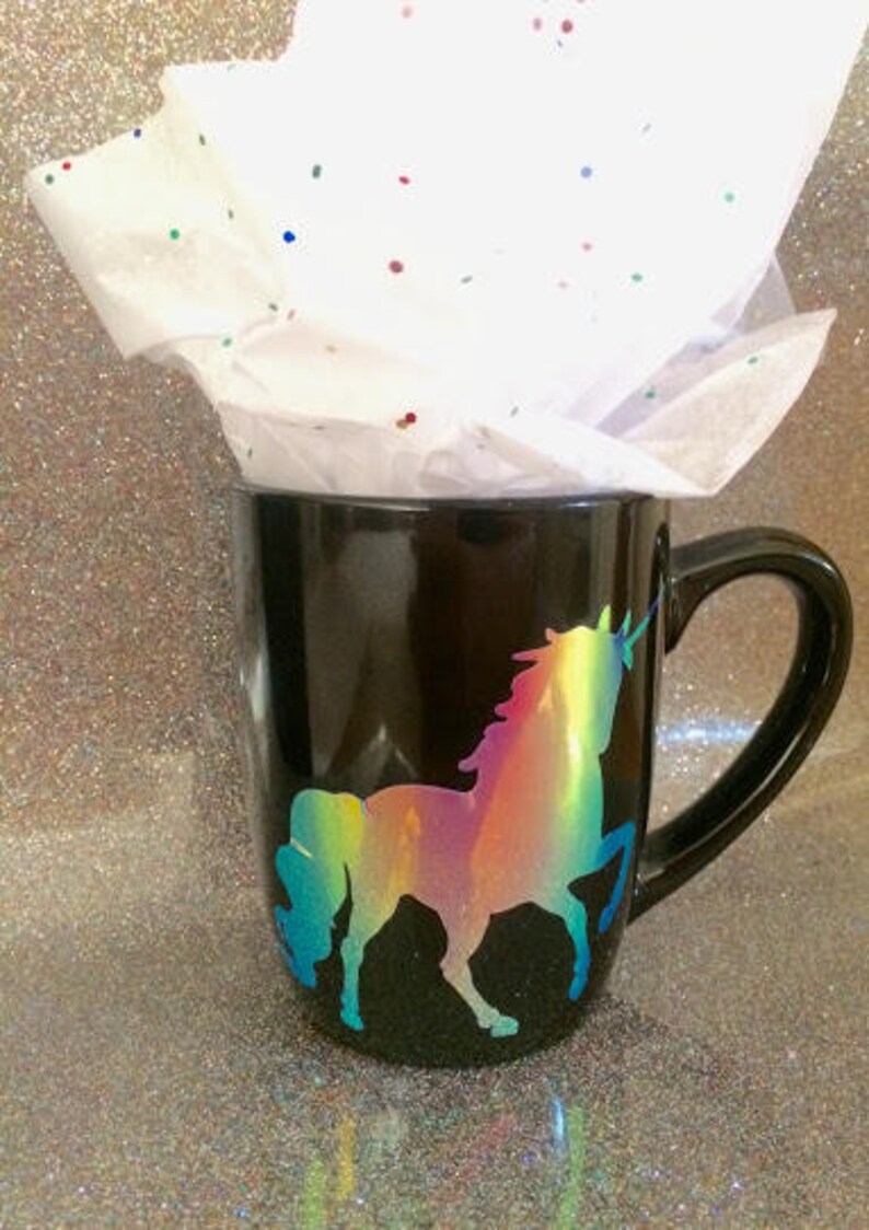 Iridescent, Color Changing, Unicorn Mug - Etsy